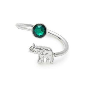 Alex and Ani Elephant Ring Wrap - Sterling Silver